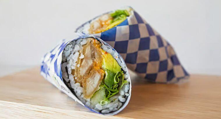 Fiery Chicken Sushi Burrito